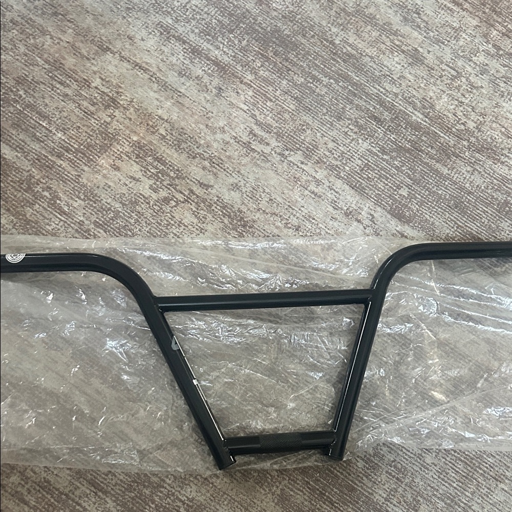 FIT BMX 4FIT HANDLEBAR BLACK RAW 4 PIECE CHROMOLY MADE IN USA